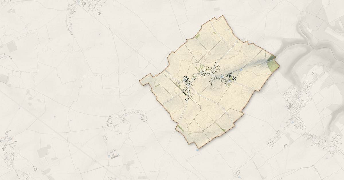 Portrait cartographique de Bacquepuis : relief, eau, forêts, bâti et voies, calculés à partir des données de l'IGN