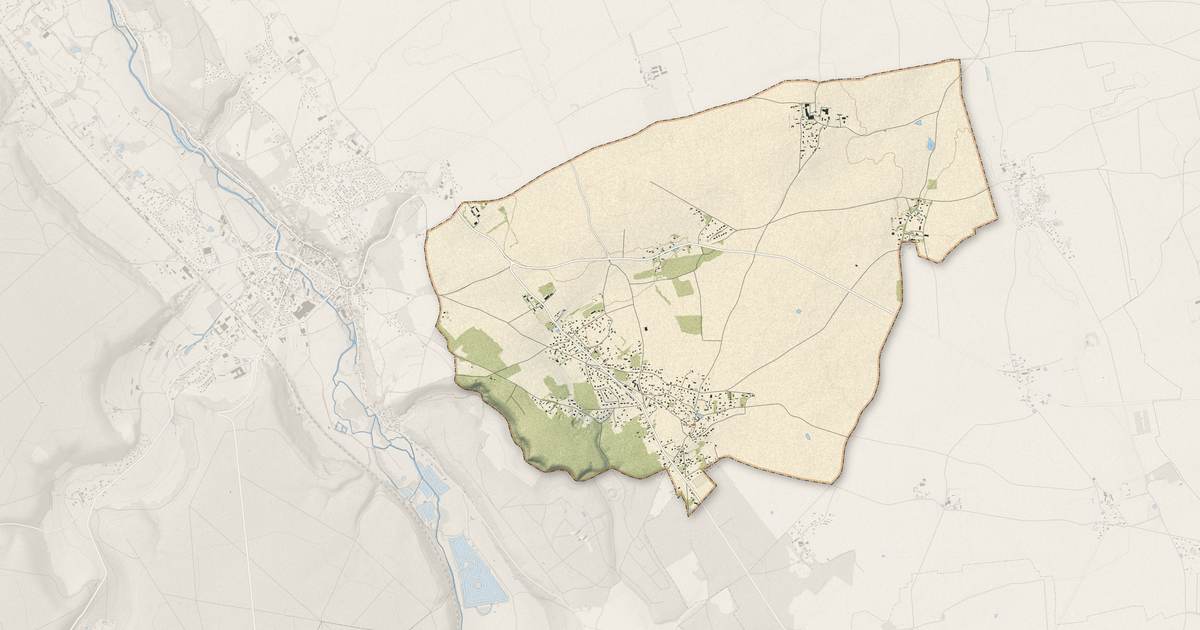Portrait cartographique de Barc : relief, eau, forêts, bâti et voies, calculés à partir des données de l'IGN