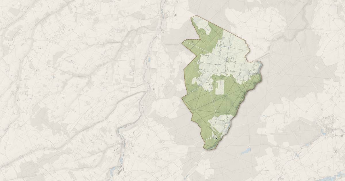 Portrait cartographique de Les Baux-de-Breteuil : relief, eau, forêts, bâti et voies, calculés à partir des données de l'IGN