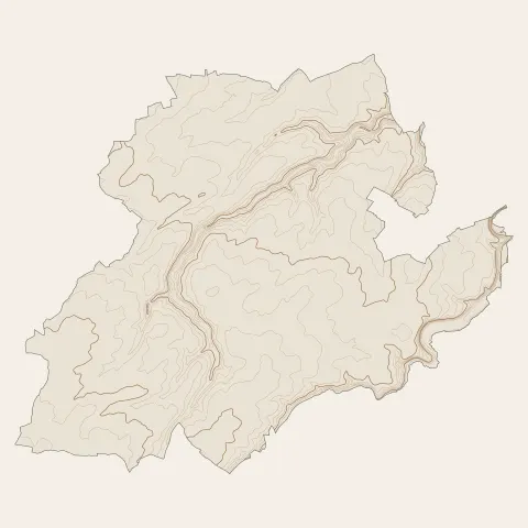 Mesnil-en-Ouche : courbes de niveau
