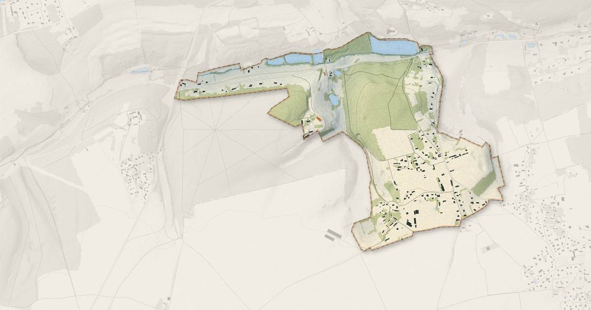 Portrait cartographique de Le Bec-Thomas : relief, eau, forêts, bâti et voies, calculés à partir des données de l'IGN