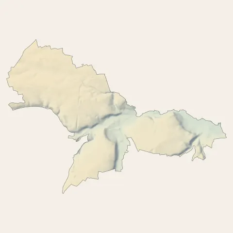 Bernay : relief