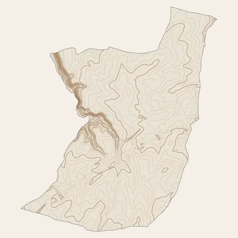 Beuzeville : courbes de niveau