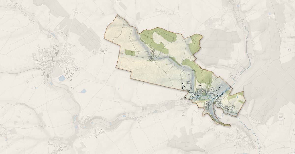 Portrait cartographique de Bézu-Saint-Éloi : relief, eau, forêts, bâti et voies, calculés à partir des données de l'IGN