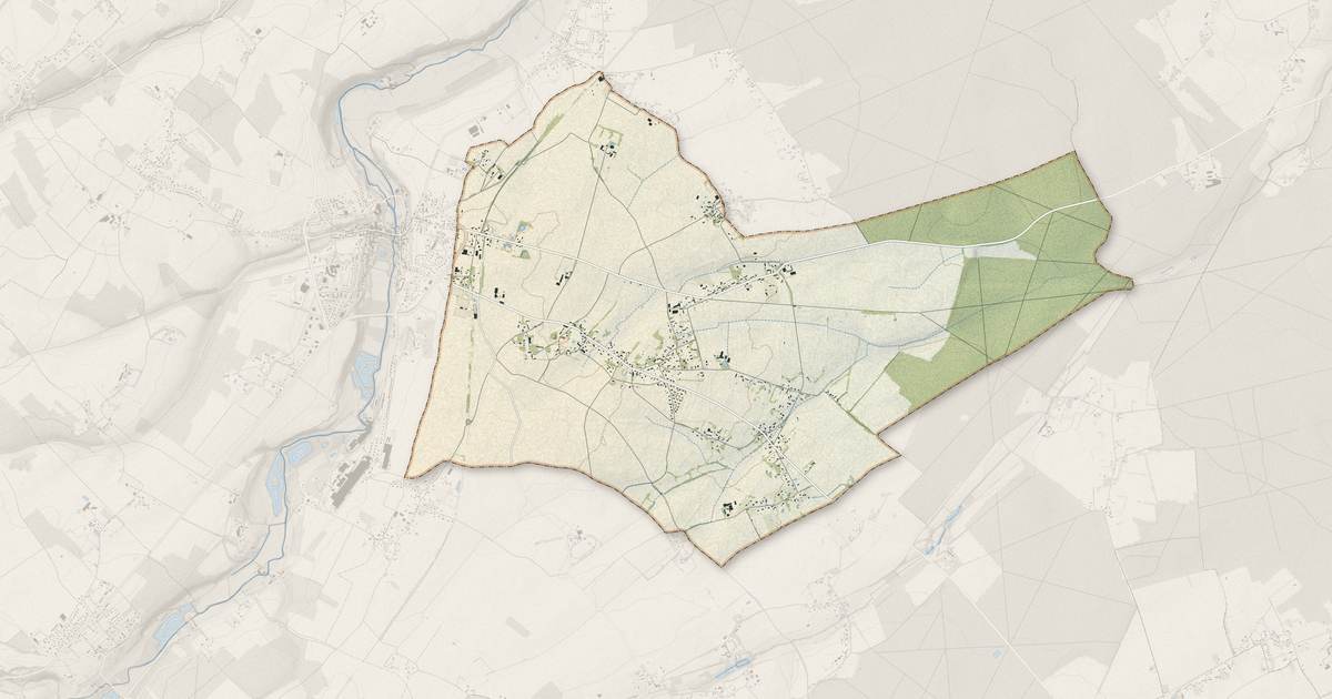 Portrait cartographique de Bois-Arnault : relief, eau, forêts, bâti et voies, calculés à partir des données de l'IGN