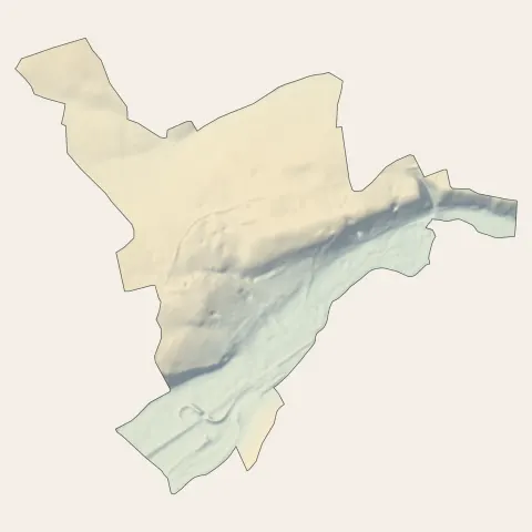 La Bonneville-sur-Iton : relief