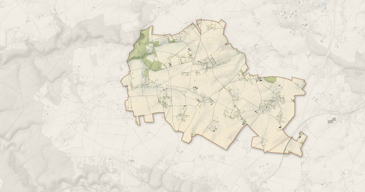 Portrait cartographique de Flancourt-Crescy-en-Roumois : relief, eau, forêts, bâti et voies, calculés à partir des données de l'IGN