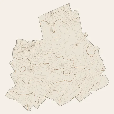 Bosroumois : courbes de niveau