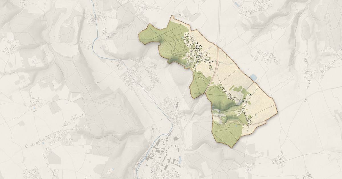 Portrait cartographique de Le Boulay-Morin : relief, eau, forêts, bâti et voies, calculés à partir des données de l'IGN