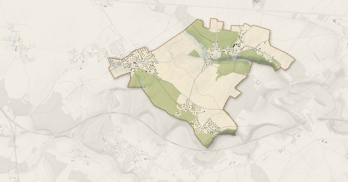 Portrait cartographique de Cierrey : relief, eau, forêts, bâti et voies, calculés à partir des données de l'IGN