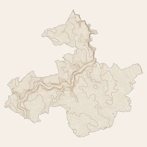 Mesnils-sur-Iton : courbes de niveau
