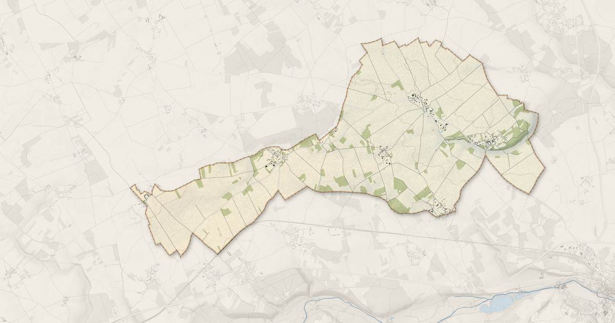 Portrait cartographique de Droisy : relief, eau, forêts, bâti et voies, calculés à partir des données de l'IGN