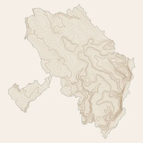 Vexin-sur-Epte : courbes de niveau