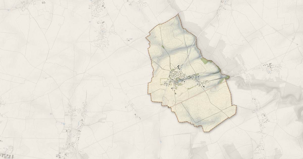 Portrait cartographique de Ecquetot : relief, eau, forêts, bâti et voies, calculés à partir des données de l'IGN