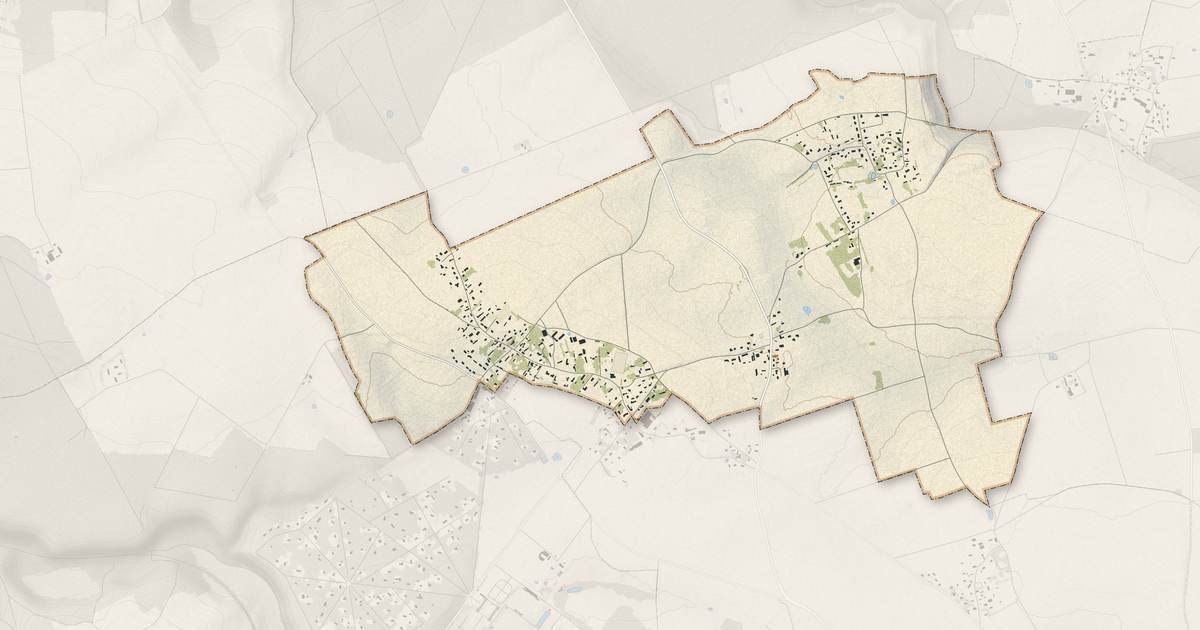 Portrait cartographique de Épégard : relief, eau, forêts, bâti et voies, calculés à partir des données de l'IGN