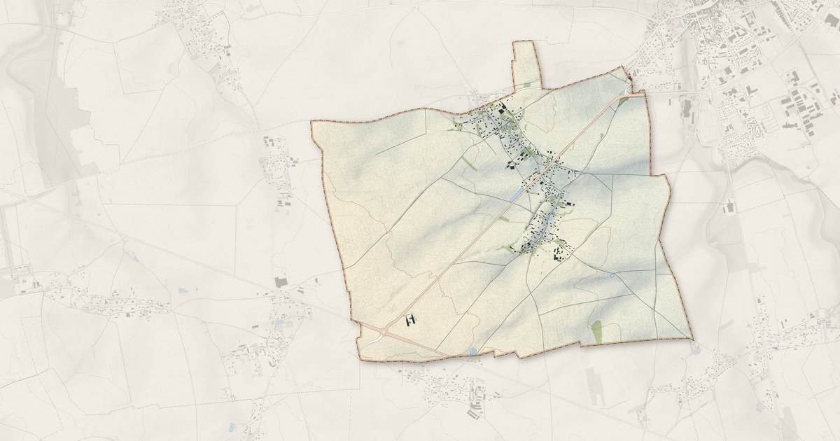 Portrait cartographique de Épreville-près-le-Neubourg : relief, eau, forêts, bâti et voies, calculés à partir des données de l'IGN