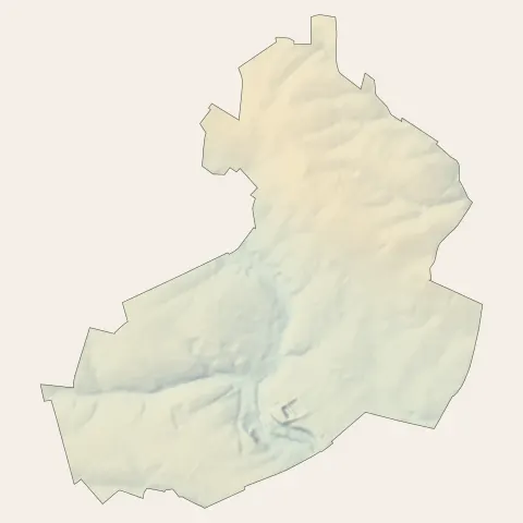 Étrépagny : relief