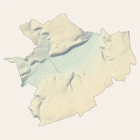 Évreux : relief