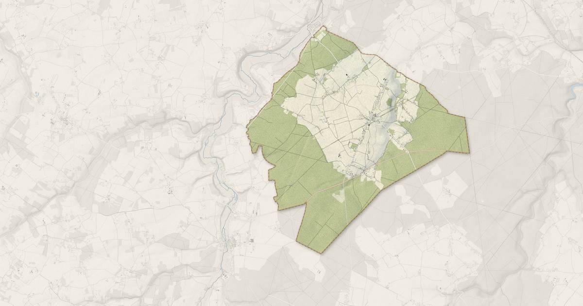 Portrait cartographique de Le Fidelaire : relief, eau, forêts, bâti et voies, calculés à partir des données de l'IGN