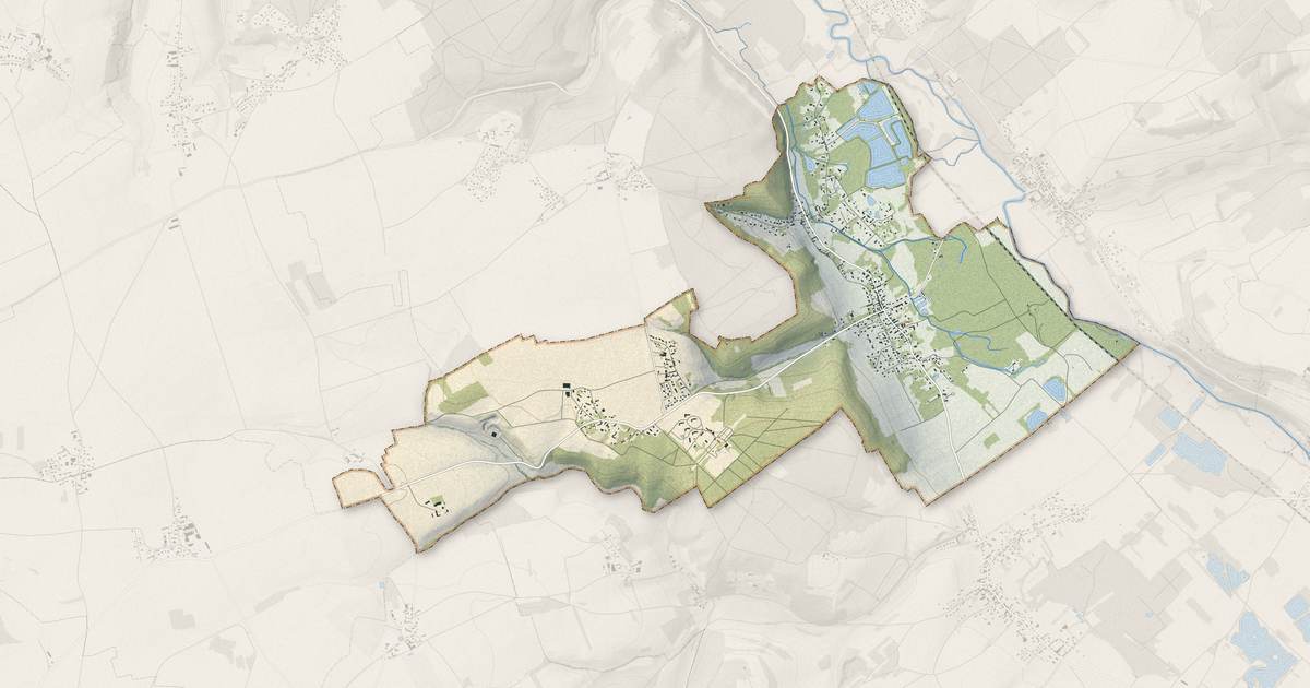 Portrait cartographique de Fontaine-sous-Jouy : relief, eau, forêts, bâti et voies, calculés à partir des données de l'IGN