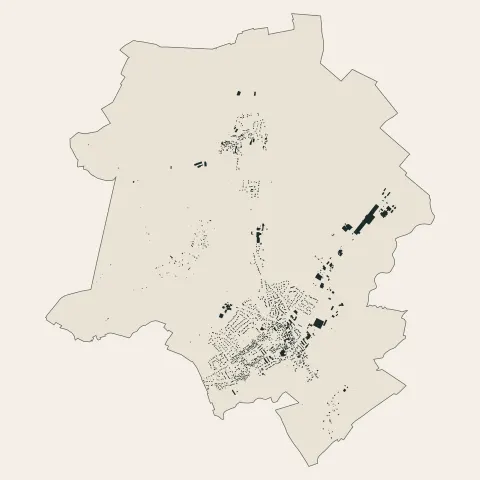 Gasny : bâti