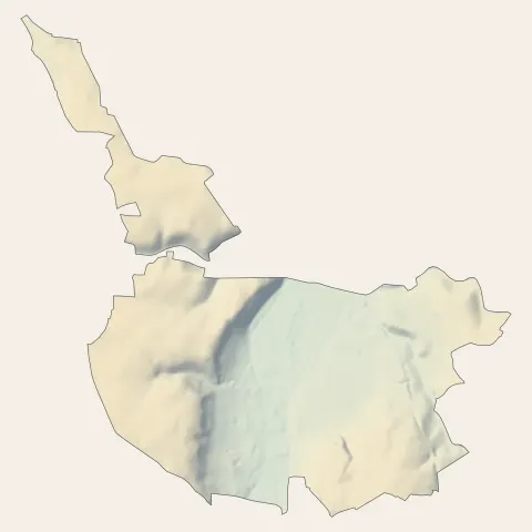 Gravigny : relief
