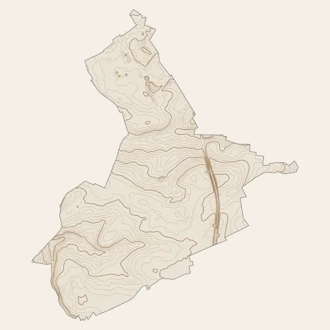 Guichainville : courbes de niveau