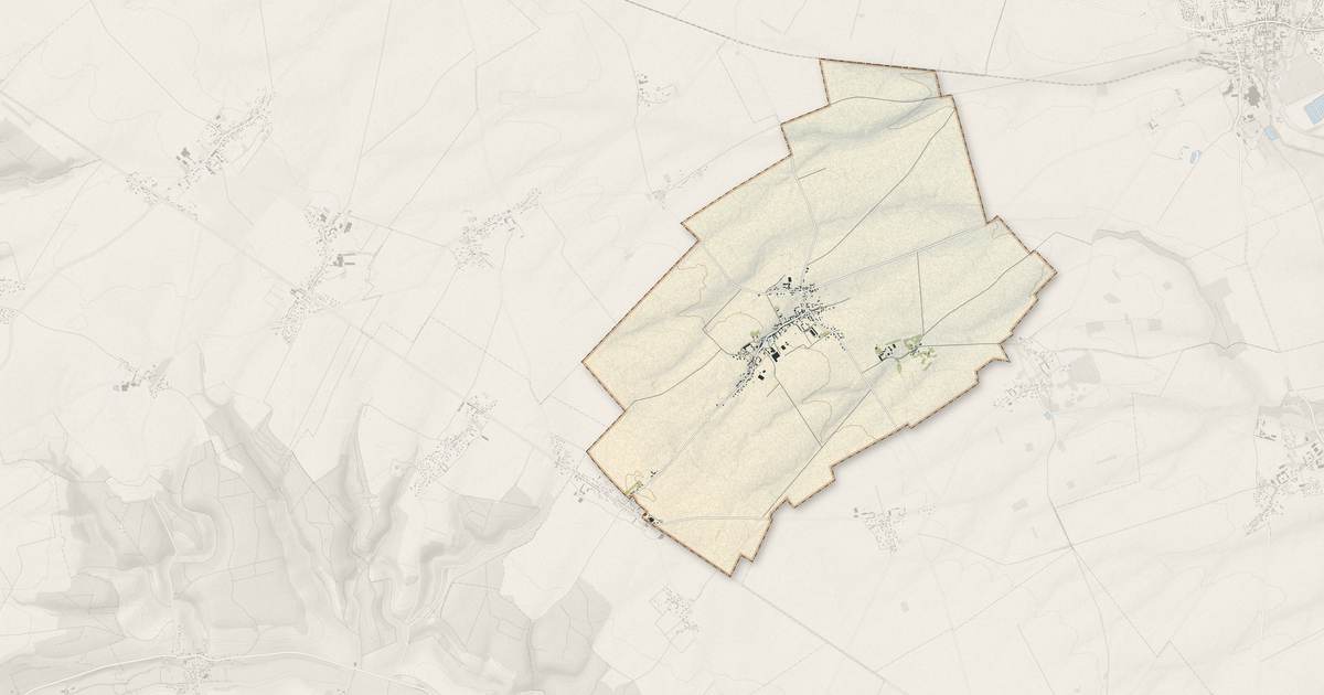 Portrait cartographique de Hacqueville : relief, eau, forêts, bâti et voies, calculés à partir des données de l'IGN