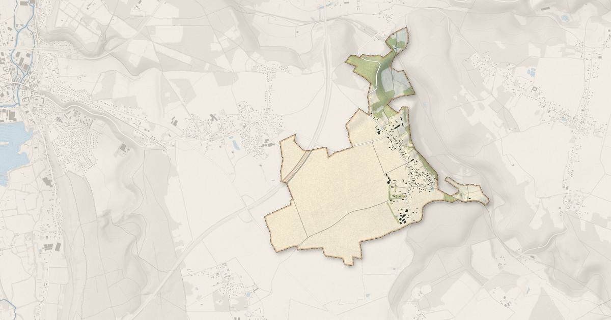 Portrait cartographique de La Haye-de-Calleville : relief, eau, forêts, bâti et voies, calculés à partir des données de l'IGN