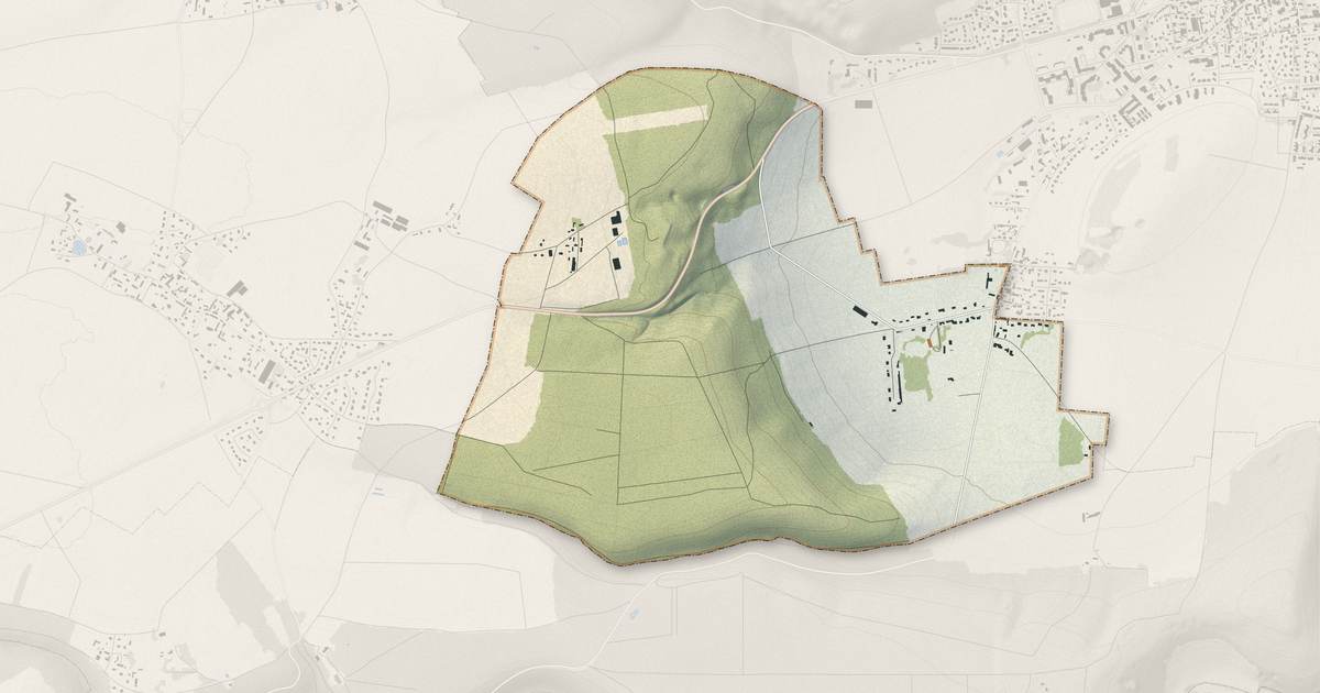 Portrait cartographique de La Haye-le-Comte : relief, eau, forêts, bâti et voies, calculés à partir des données de l'IGN