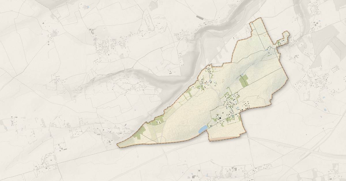 Portrait cartographique de Hecmanville : relief, eau, forêts, bâti et voies, calculés à partir des données de l'IGN