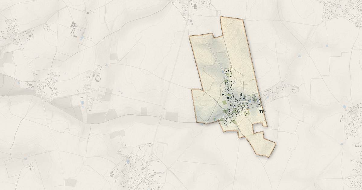 Portrait cartographique de Hectomare : relief, eau, forêts, bâti et voies, calculés à partir des données de l'IGN