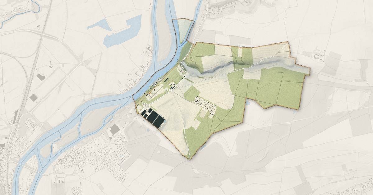 Portrait cartographique de Herqueville : relief, eau, forêts, bâti et voies, calculés à partir des données de l'IGN