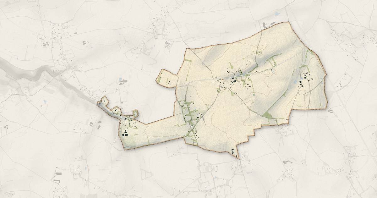 Portrait cartographique de Heudreville-en-Lieuvin : relief, eau, forêts, bâti et voies, calculés à partir des données de l'IGN