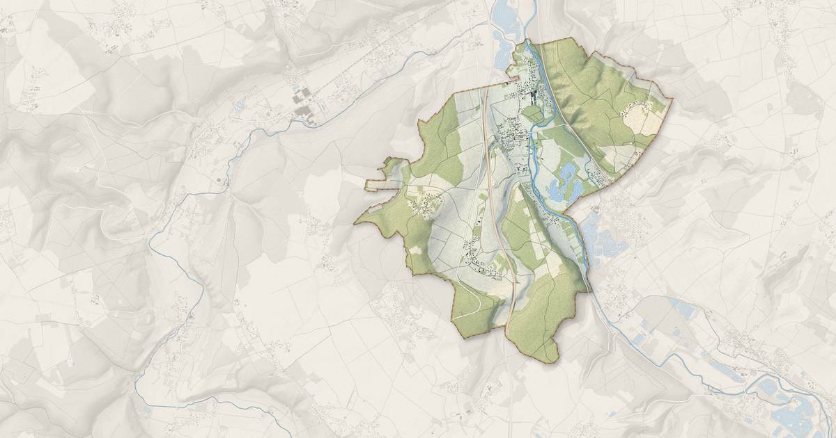 Portrait cartographique de Heudreville-sur-Eure : relief, eau, forêts, bâti et voies, calculés à partir des données de l'IGN