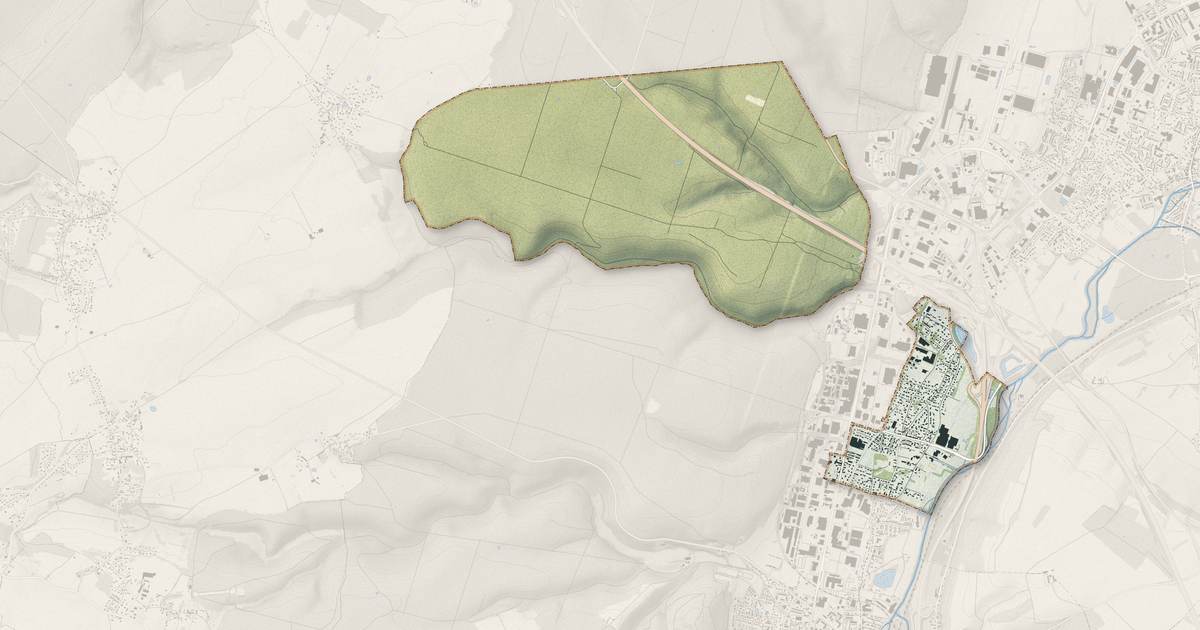 Portrait cartographique de Incarville : relief, eau, forêts, bâti et voies, calculés à partir des données de l'IGN