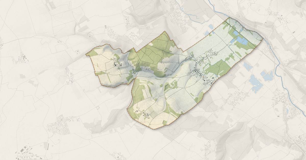 Portrait cartographique de Jouy-sur-Eure : relief, eau, forêts, bâti et voies, calculés à partir des données de l'IGN