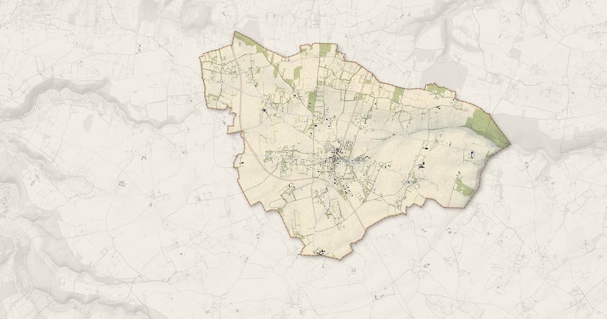 Portrait cartographique de Lieurey : relief, eau, forêts, bâti et voies, calculés à partir des données de l'IGN