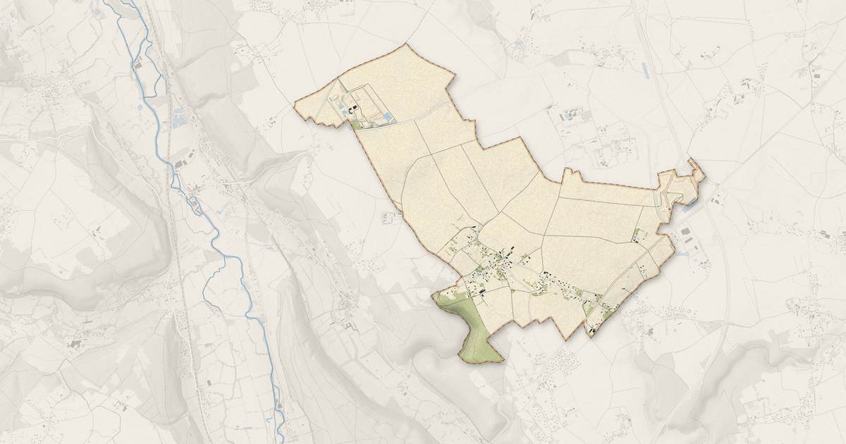 Portrait cartographique de Malleville-sur-le-Bec : relief, eau, forêts, bâti et voies, calculés à partir des données de l'IGN