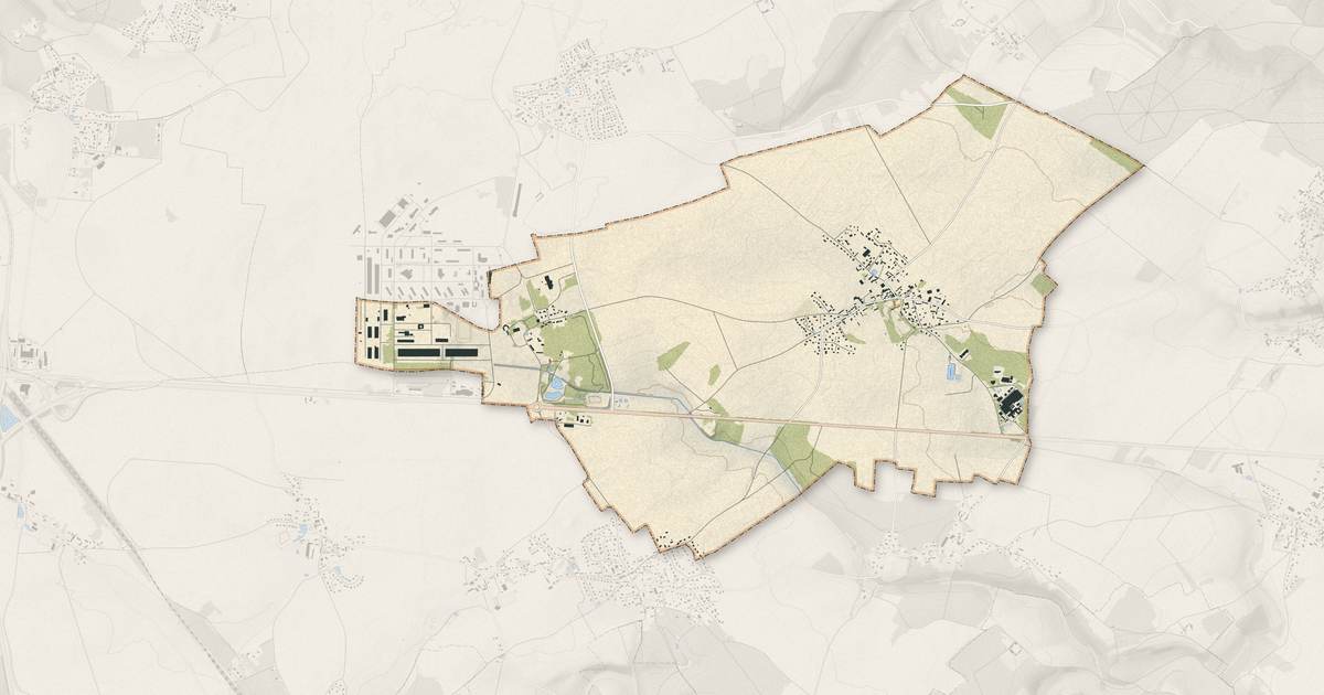 Portrait cartographique de Miserey : relief, eau, forêts, bâti et voies, calculés à partir des données de l'IGN