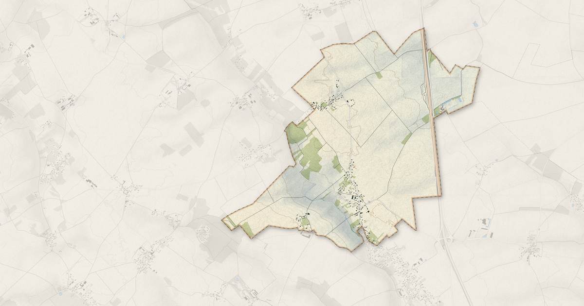 Portrait cartographique de Moisville : relief, eau, forêts, bâti et voies, calculés à partir des données de l'IGN