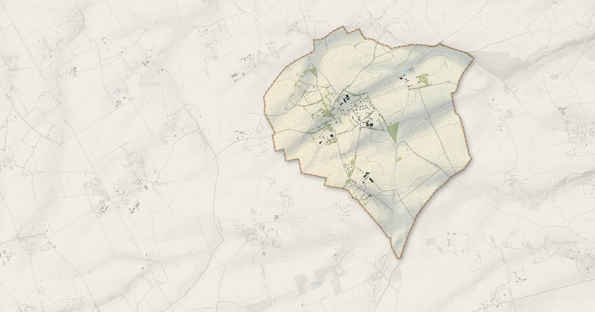 Portrait cartographique de Morsan : relief, eau, forêts, bâti et voies, calculés à partir des données de l'IGN