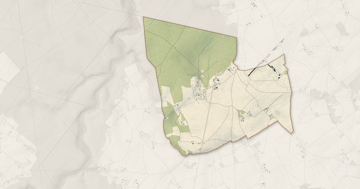 Portrait cartographique de Nagel-Séez-Mesnil : relief, eau, forêts, bâti et voies, calculés à partir des données de l'IGN