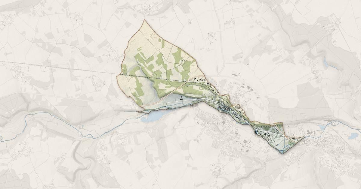 Portrait cartographique de Nonancourt : relief, eau, forêts, bâti et voies, calculés à partir des données de l'IGN