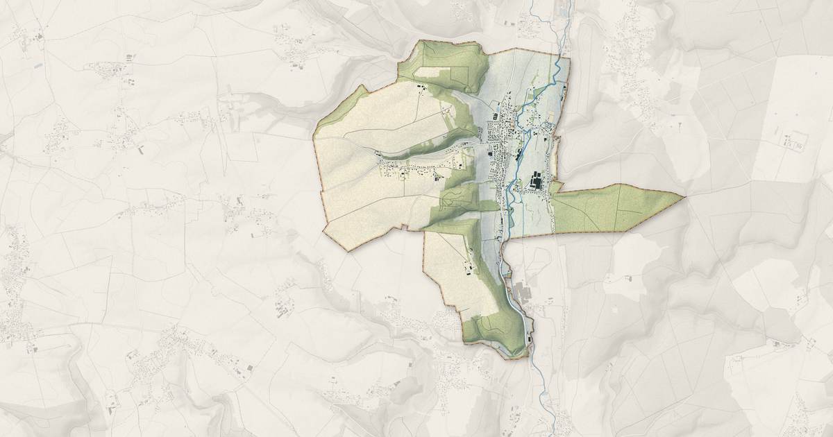 Portrait cartographique de Perriers-sur-Andelle : relief, eau, forêts, bâti et voies, calculés à partir des données de l'IGN