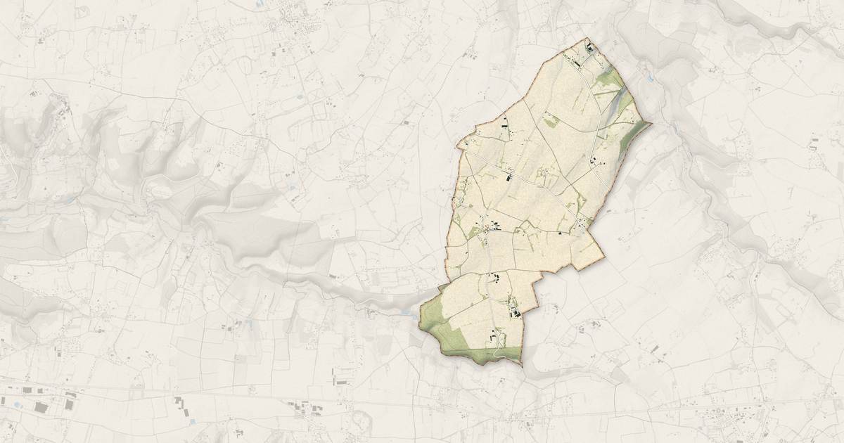 Portrait cartographique de Piencourt : relief, eau, forêts, bâti et voies, calculés à partir des données de l'IGN
