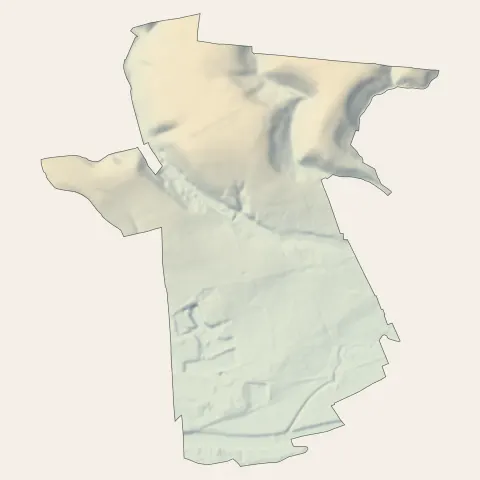 Pîtres : relief