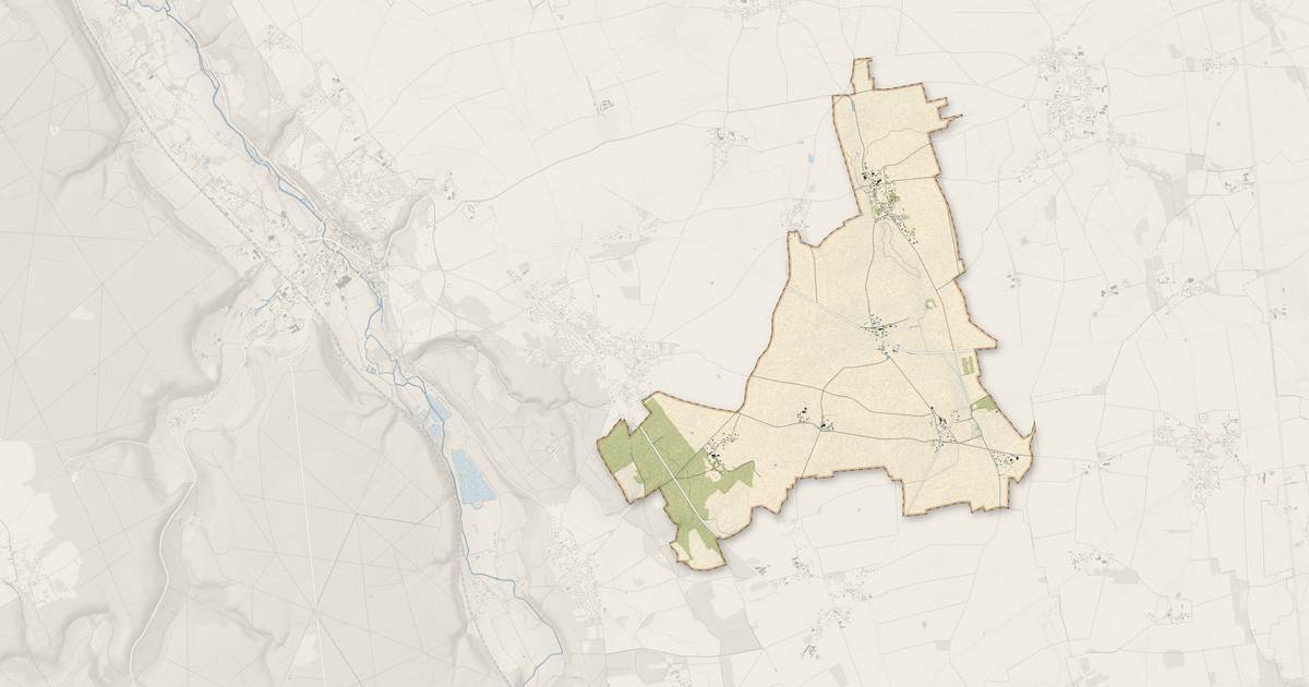 Portrait cartographique de Le Plessis-Sainte-Opportune : relief, eau, forêts, bâti et voies, calculés à partir des données de l'IGN