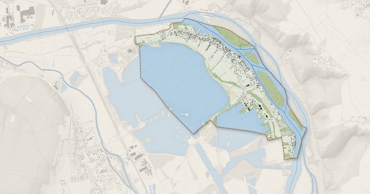 Portrait cartographique de Poses : relief, eau, forêts, bâti et voies, calculés à partir des données de l'IGN