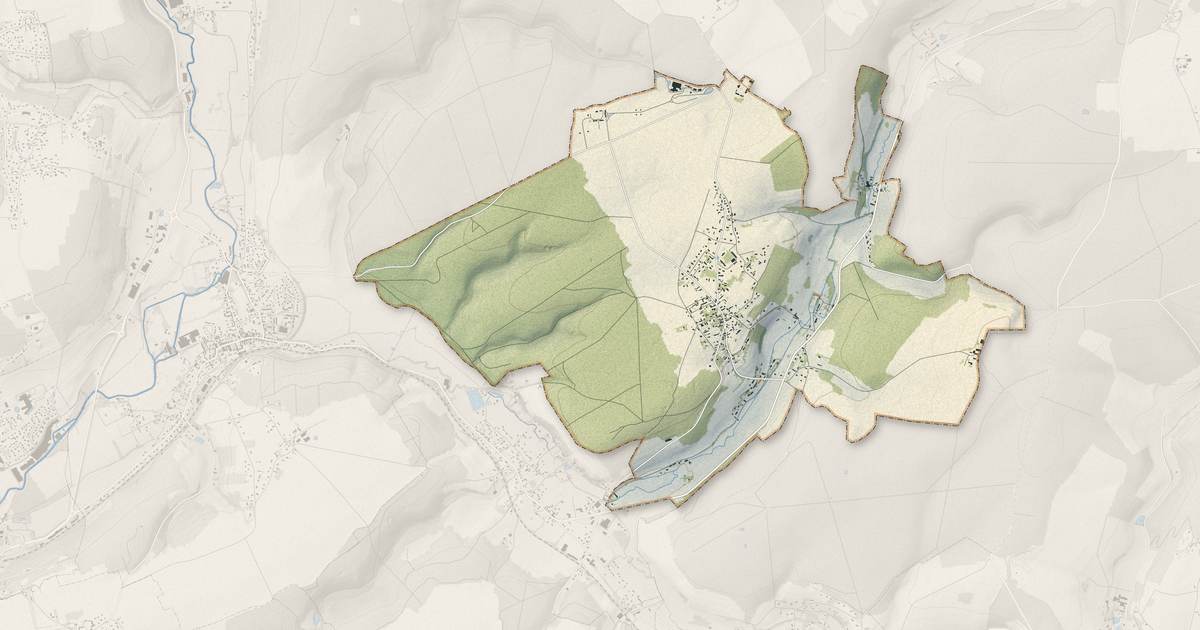 Portrait cartographique de Rosay-sur-Lieure : relief, eau, forêts, bâti et voies, calculés à partir des données de l'IGN